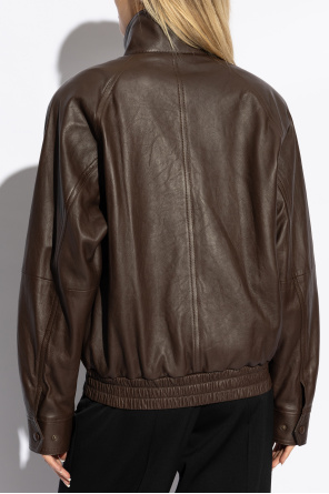 SchaferandweinerShops GB - Brown Leather jacket Saint